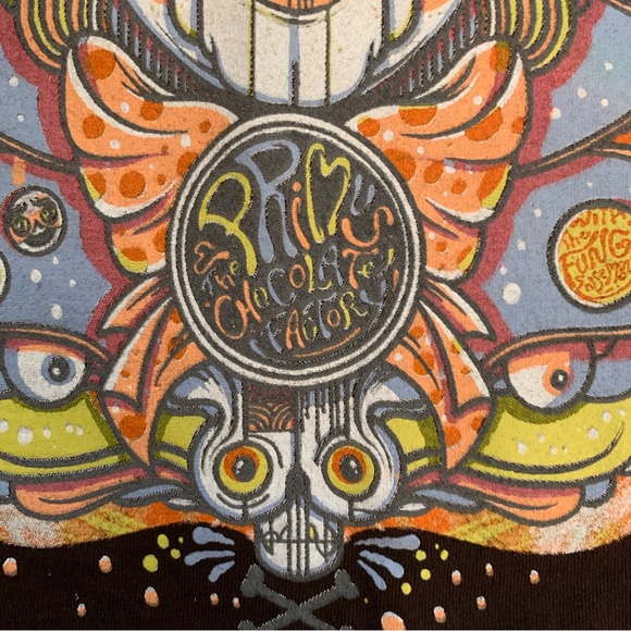 Primus Tour 2016 T-Shirt Chocolate Factory 2-Sided Cities Concert Band Tee 2XL - Picture 4 of 8